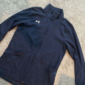 Under Armour Navy Blue Full-Zip Jacket size S